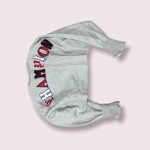 CHAMPION Cropped crew neck sweatshirt